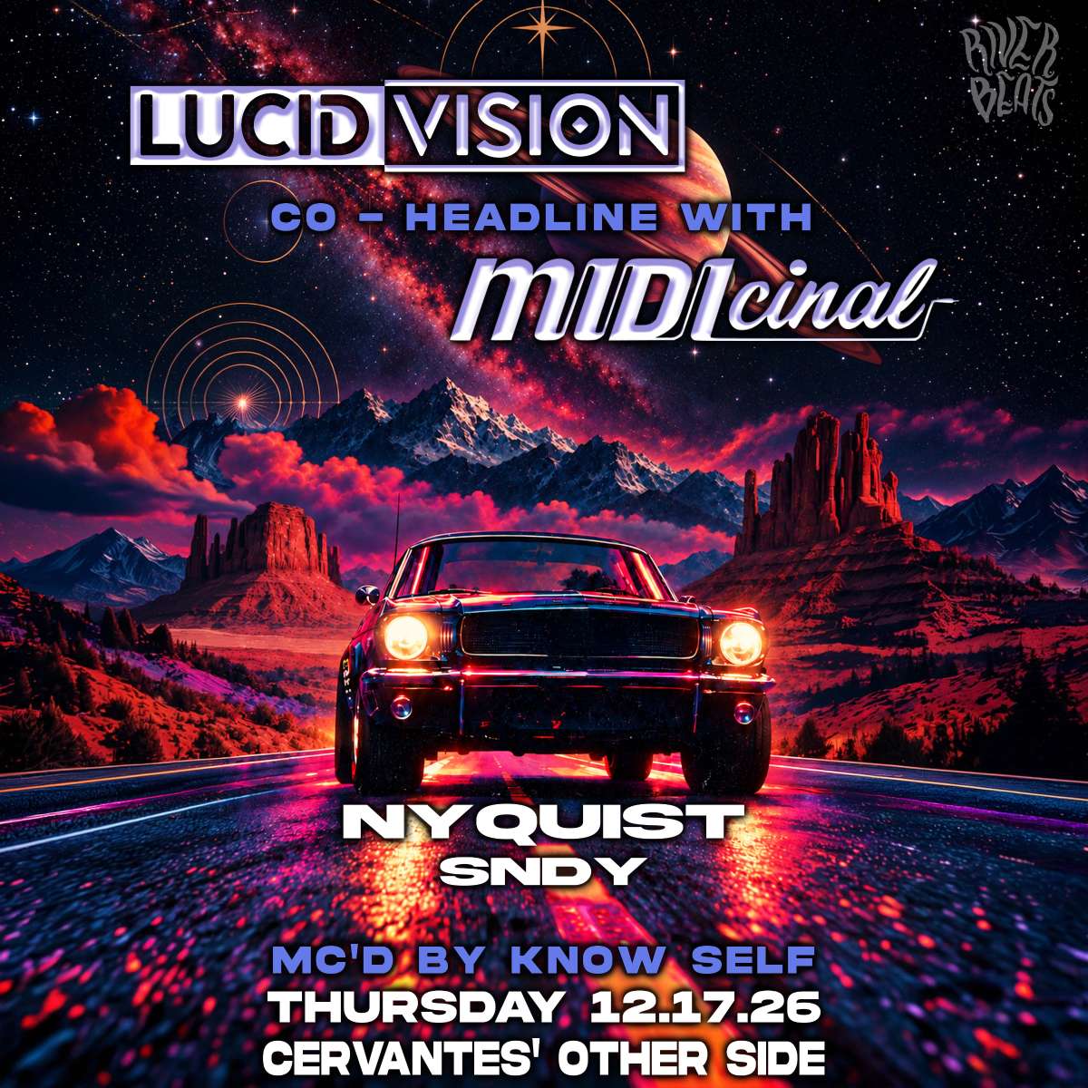 SHIFT Ft. Lucid Vision & MIDIcinal w/ Nyquist, SNDY, Know Self (Tweener Sets)