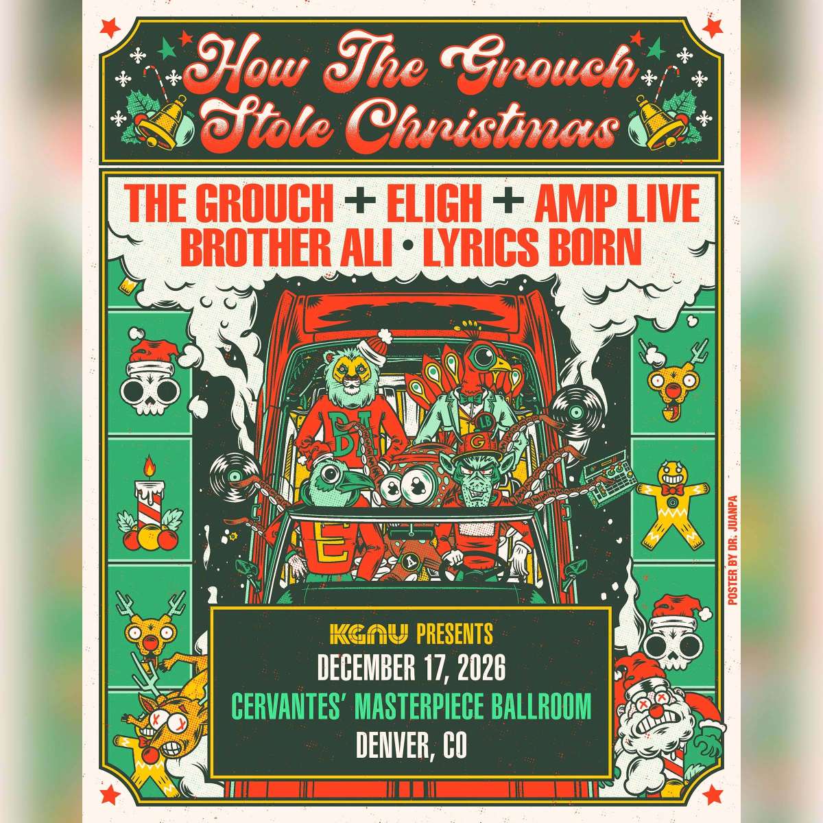 The Grouch & Eligh ft. Amp Live w/ Special Guests Brother Ali, Lyrics Born